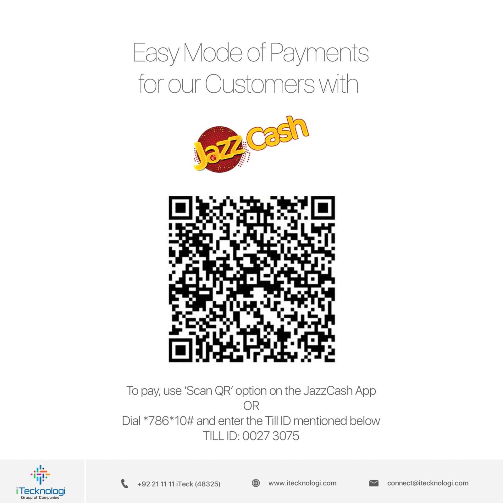 Jazz Cash – Easy Mode of Payments