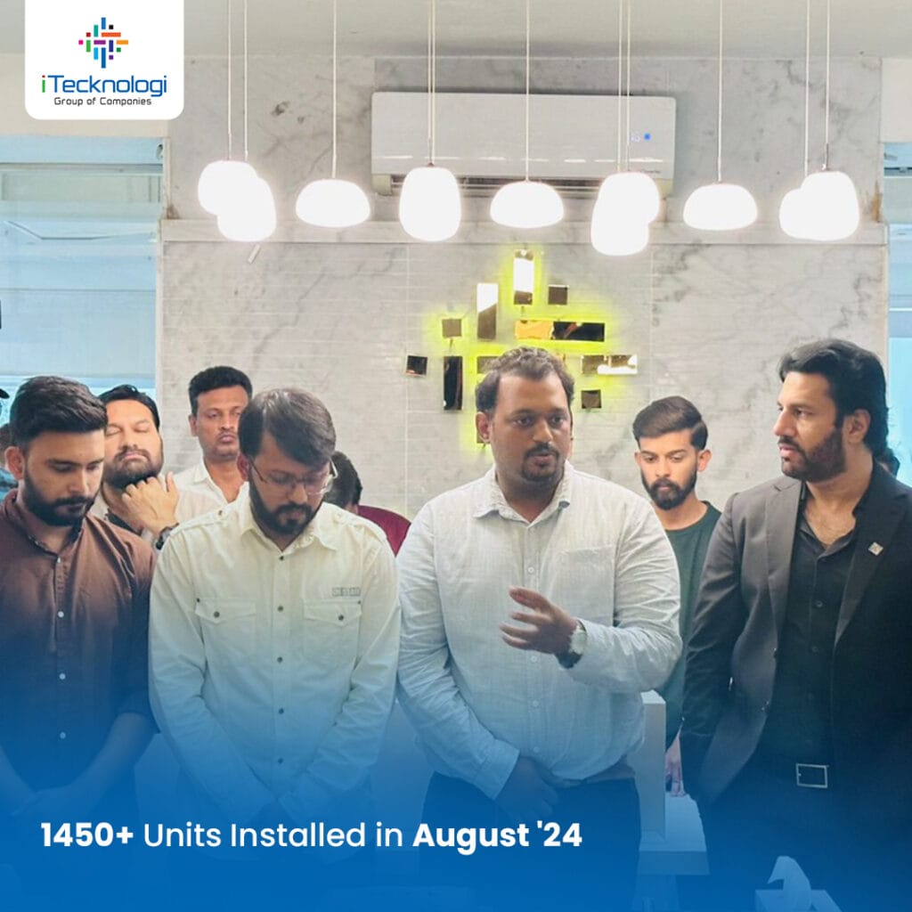 Achieving a Benchmark 1,450 Units Installed in August2